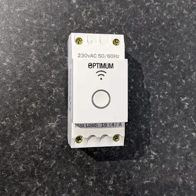 Single Channel Wi-Fi DIN Rail Time Switch Optimum